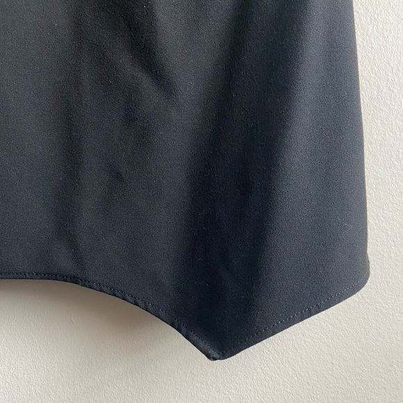 Zara black strappy asymmetrical mini dress size S blogger choice - Picture 9 of 16